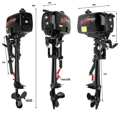 Лодочный мотор ZONGSHEN Zongshen T 3